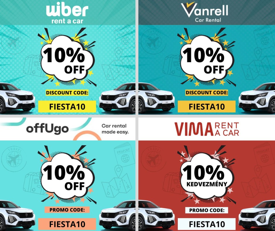 Car Rental Discount Codes in Spain - 10% off - Wiber, Offugo, Vima, Vanrell