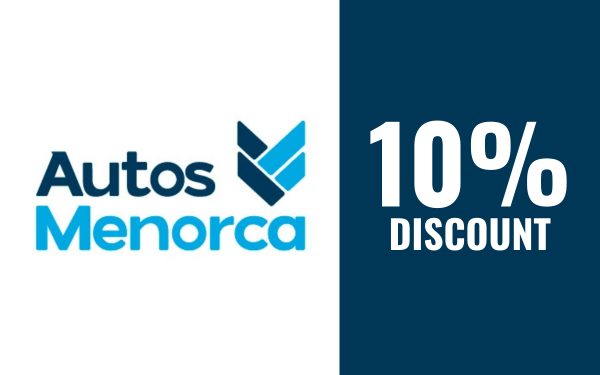 Autos Menorca discount code – 10% Menorca car rental discount