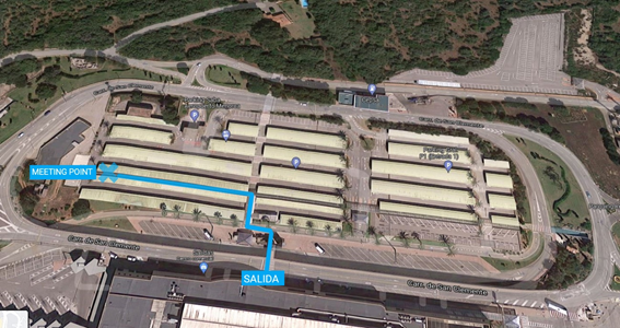 Autos Menorca meeting point – shuttle bus