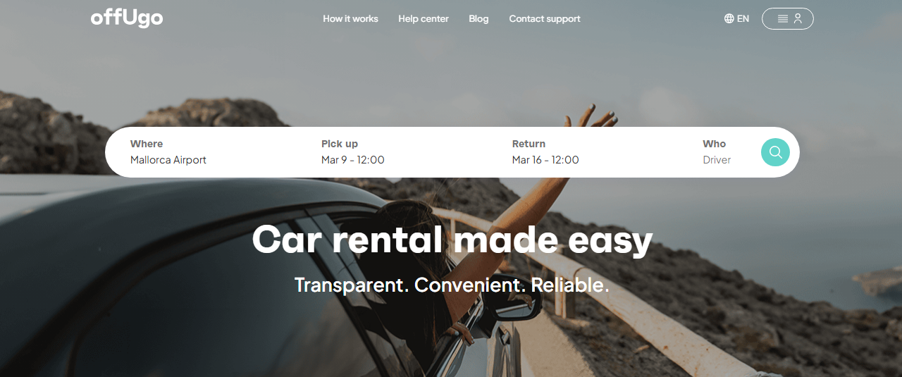OffUgo booking page